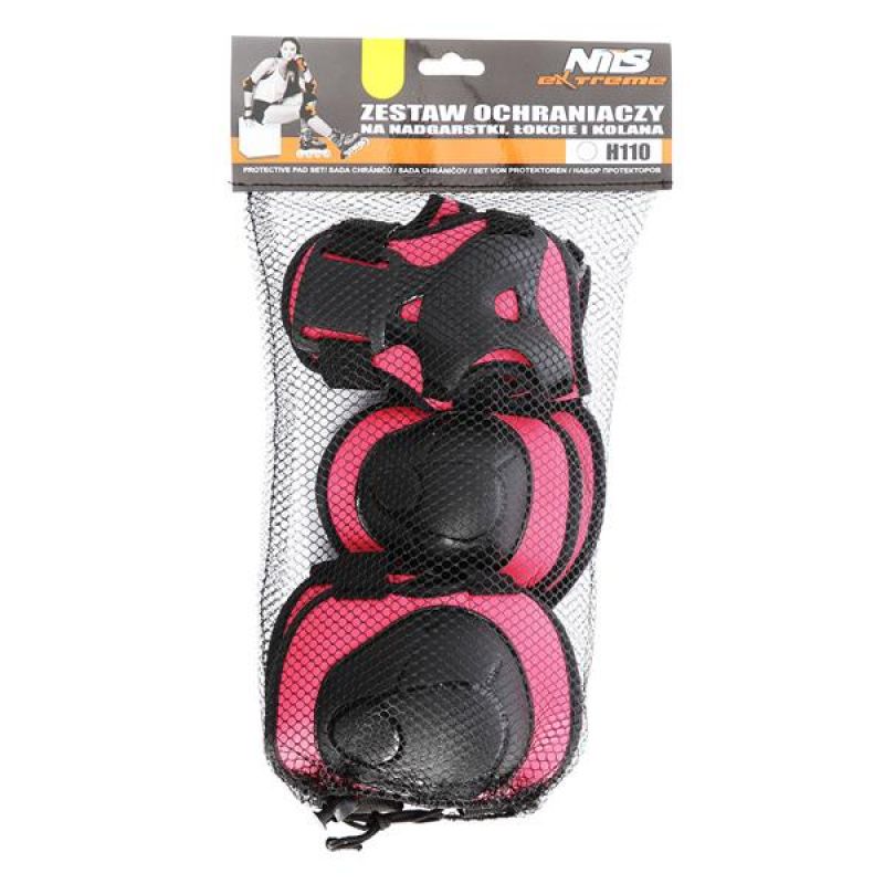 Nils Extreme Protectors Set DARK PINK Size M H110 rózsaszín védőfelszerelés