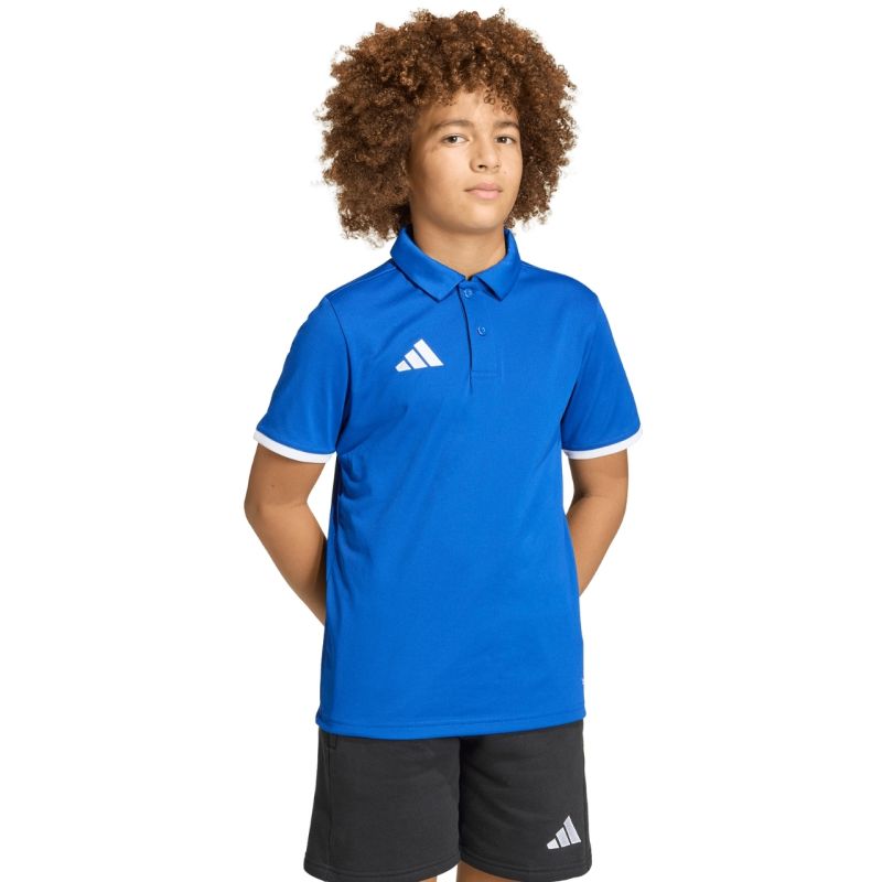 adidas Entrada 26 T-shirt for kids blue JZ6625 104cm póló