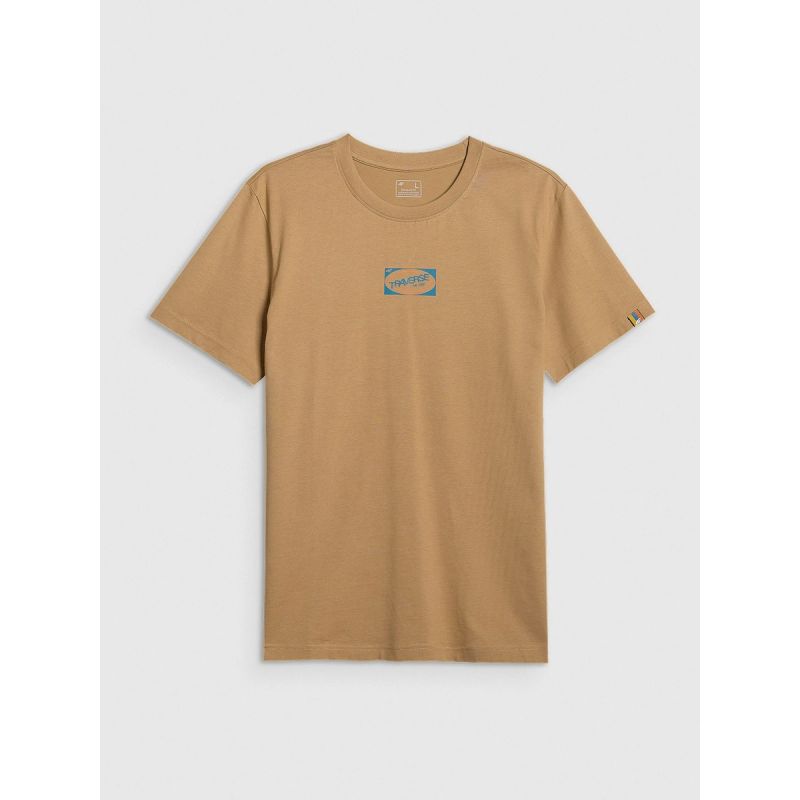 Men's regular printed T-shirt 4F 4FRAW25TTSHM3377-83S póló