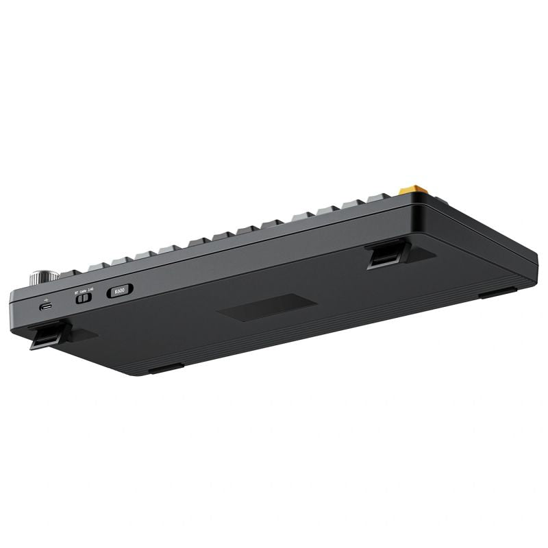 Machenike K600-B82W Wireless Mechanical Backlit Gaming Keyboard GR Silver Switch - Black szürke keyboards