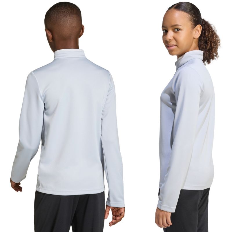 adidas Entrada 26 Training Top light gray kids sweatshirt JZ6637 104cm pulóver