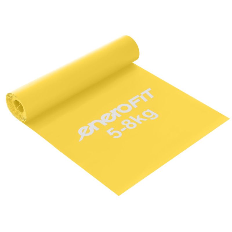 Enero Pro TRAINING TAPE FOR PILATES EXERCISES .25MM 5-8KG YELLOW sárga training equipment, socks tapes