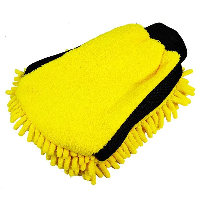 Dunlop 2-in-1 Chenille Car Wash Mitt with Microfiber and Fringes fekete accessories - other GSP-418148