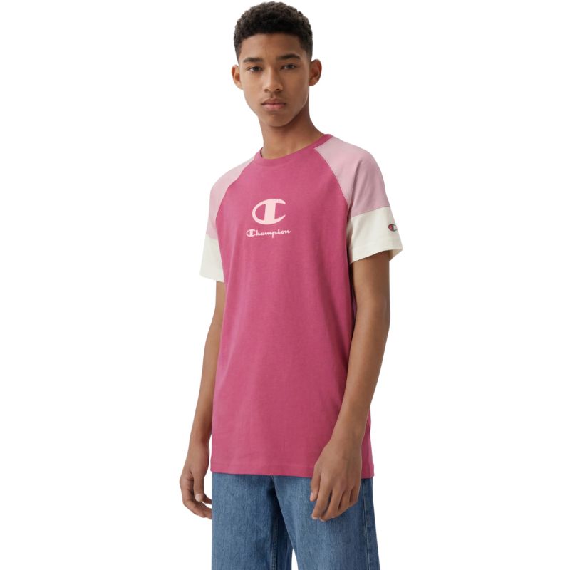 Champion SS Tee for Kids Pink 307719 PS029 rózsaszín gyerek póló 307719PS029