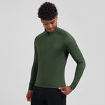 Rogelli ESSENTIAL II long sleeve t-shirt zöld póló