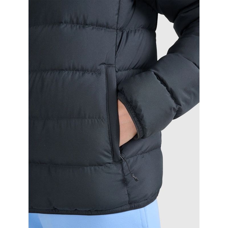 Women's down with natural filling 4F 4FRAW25TDJAF0800-20S kabát