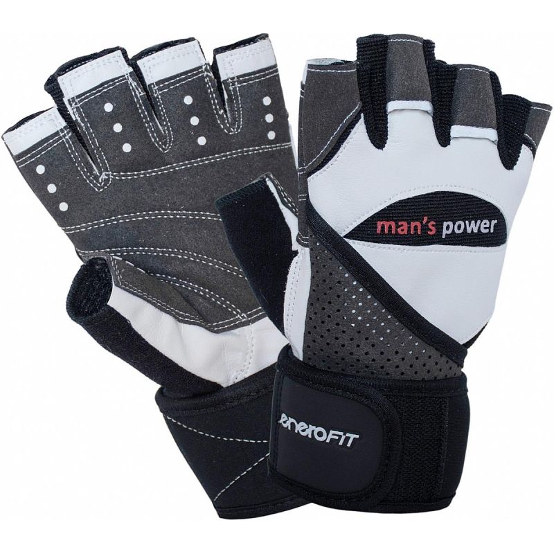 Enero Fitness Gloves Man'S Power Rm Fit fekete kesztyű