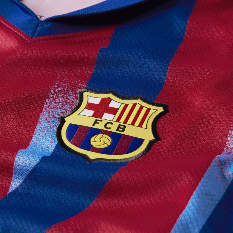 Nike FC Barcelona Stadium 25/26 Kids' Navy-Red Jersey piros gyerek póló FZ1307432