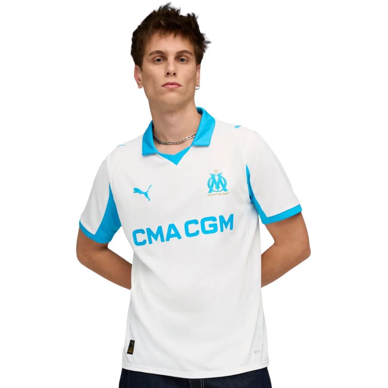 Puma Men's Olympique Marseille Home Jersey Replica white 779801 01 Egyéb