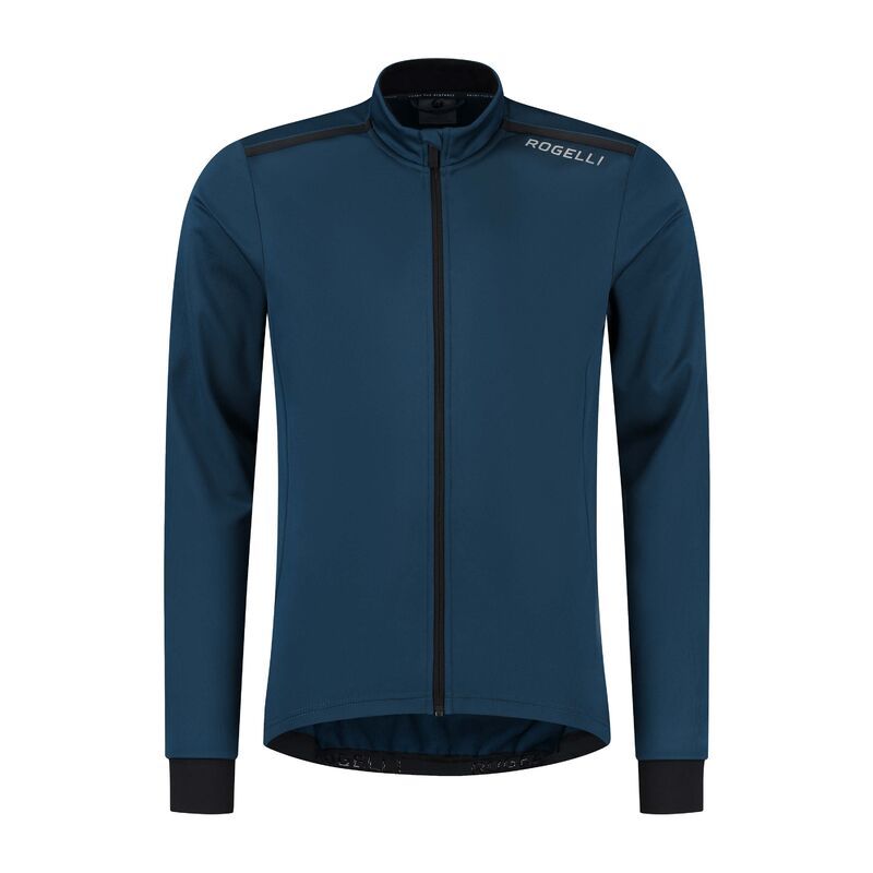 Rogelli CORE winter jacket navy kék kötött sapka SIROG351829.L