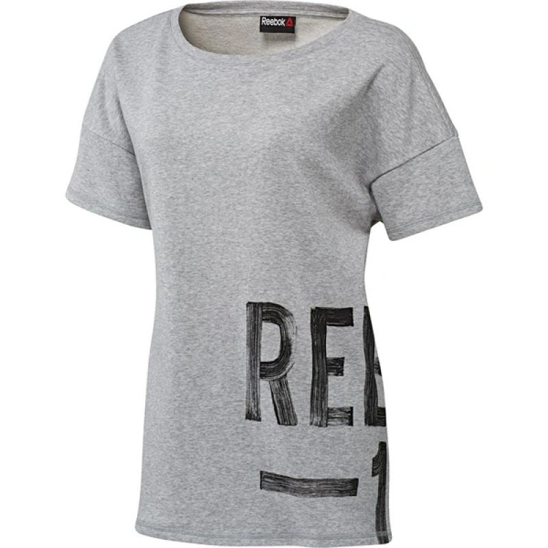 Reebok Faves T-shirt gray szürke póló