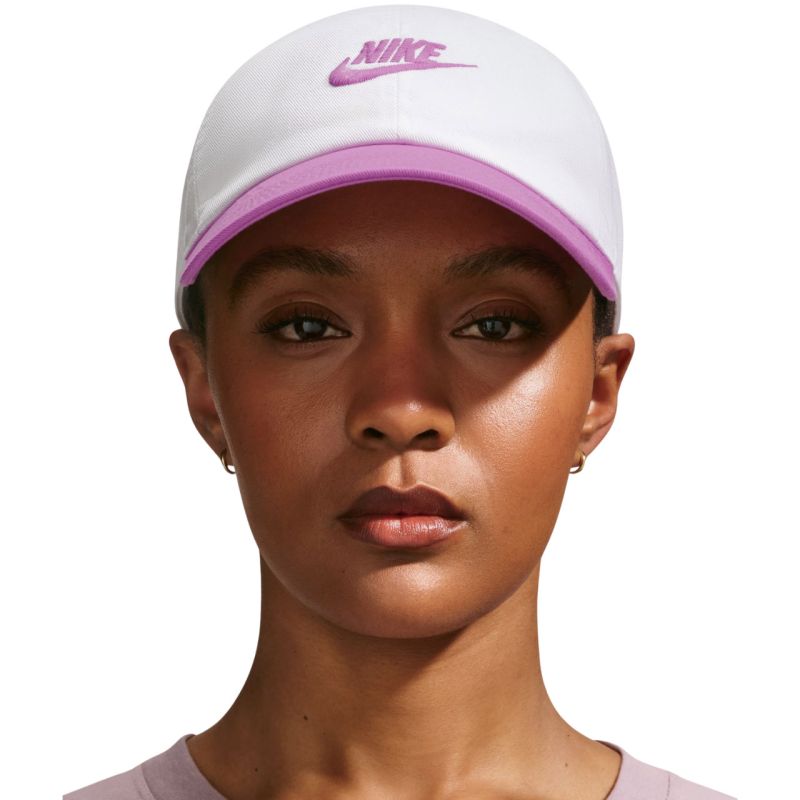 Nike Club Cap White and Pink