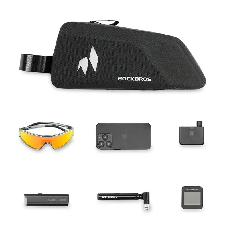 Rockbros AS-151 RideMate Waterproof Top Tube - Black fekete táska