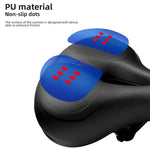 Rockbros AQ-6090R bicycle saddle - black and red czarny || czerwony kiegészítő 7016802870560-157404