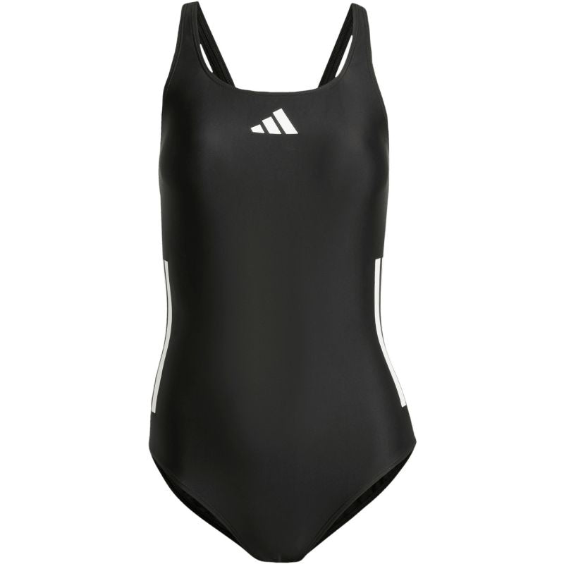 Adidas Women's 3 Stripes swimsuit black fekete ruházat JN8118