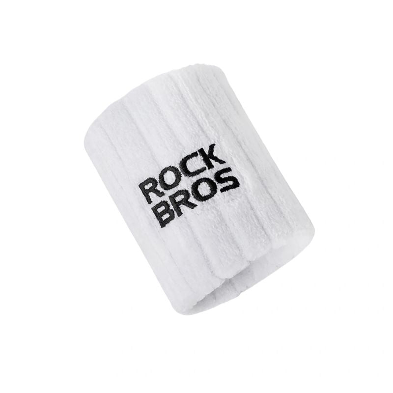 Rockbros 190009 Wristband - Sports, White biały headbands