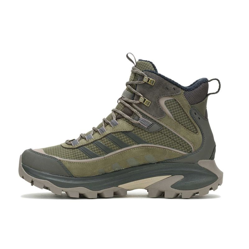 Merrell Moab Speed 2 Thermo Mid WP Hiking Boots - Triple Black fekete shoes, military 607871