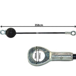 Enero Pro Atlas Rope 358cm Eyelet Steel Eyelet Rubber Bumper fekete kiegészítő GSP-1054476