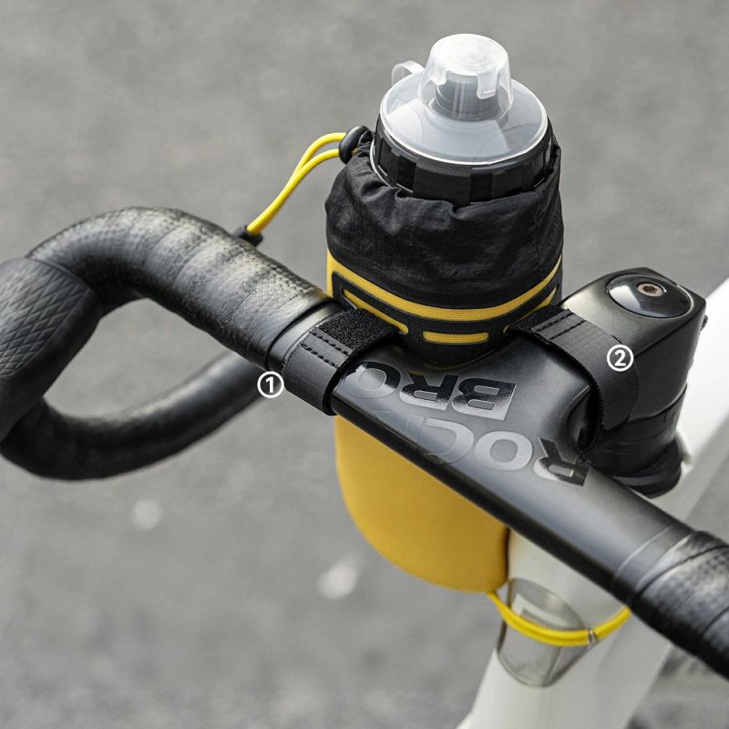 Rockbros AS-162 Waterproof Handlebar Bottle - Yellow sárga táska