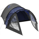 Enero Camp 4-Person Cool Black-Blue Tent kék tents, tourist equipment