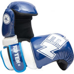 TOP TEN ROTT "GLOSSY BLOCK" Open Gloves jasnoniebieski+xs kesztyű