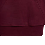 Adidas Essentials Hoodie for kids, bordó gyerek kapucnis pulóver KT3380
