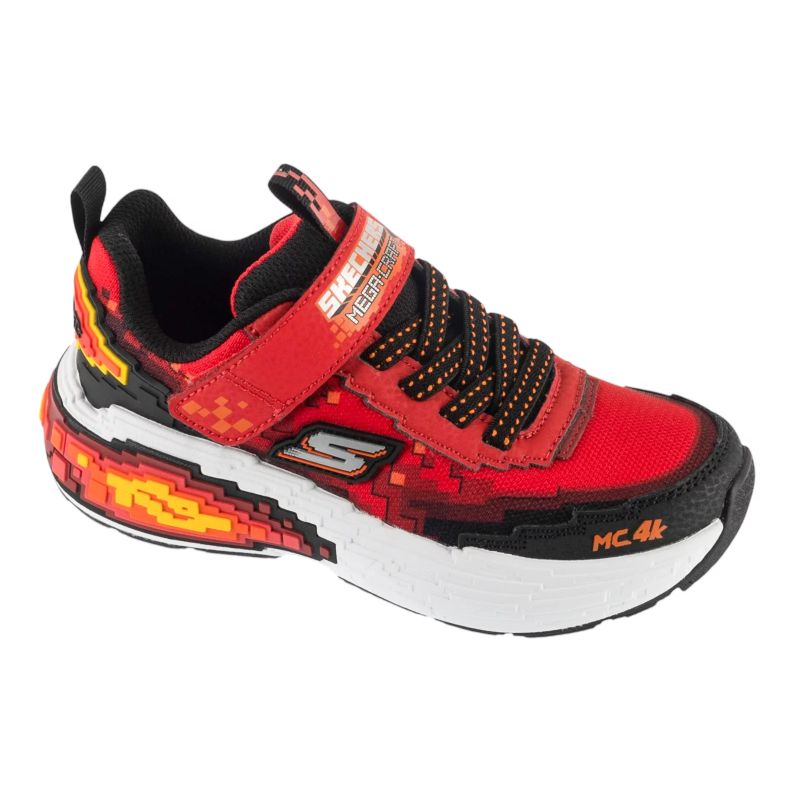 Skechers Mega-Craft 4K Red piros utcai cipő 402160L-RDBK