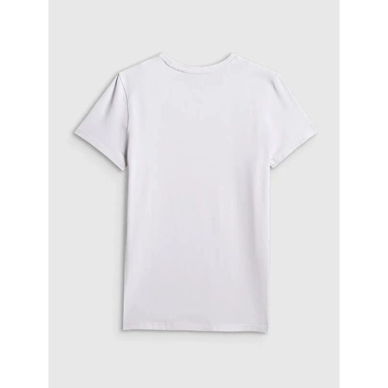 4F Men's plain cotton T-shirt 5xl ruházat 4FWMM00TTSHM3340-10S
