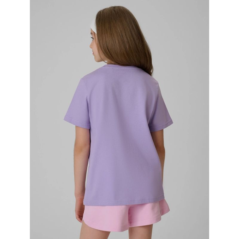 4F Girls' regular printed T-shirt póló 4FJRAW26TTSHF4240-52S