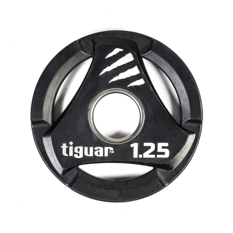 Tiguar PU Olympic plate 1.25 kg fekete kiegészítő TI-WTPU00125