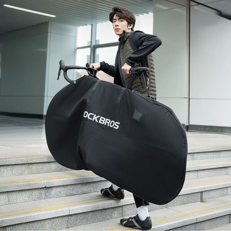 Rockbros D002 Elastic Carrying Case for 26" Road and Mountain Bikes - Black fekete táska