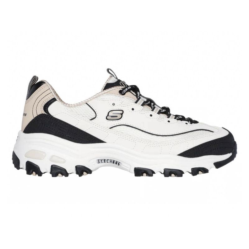 Skechers D'Lites Retro Rewind 150536-NTBK Natural/Black fekete utcai cipő