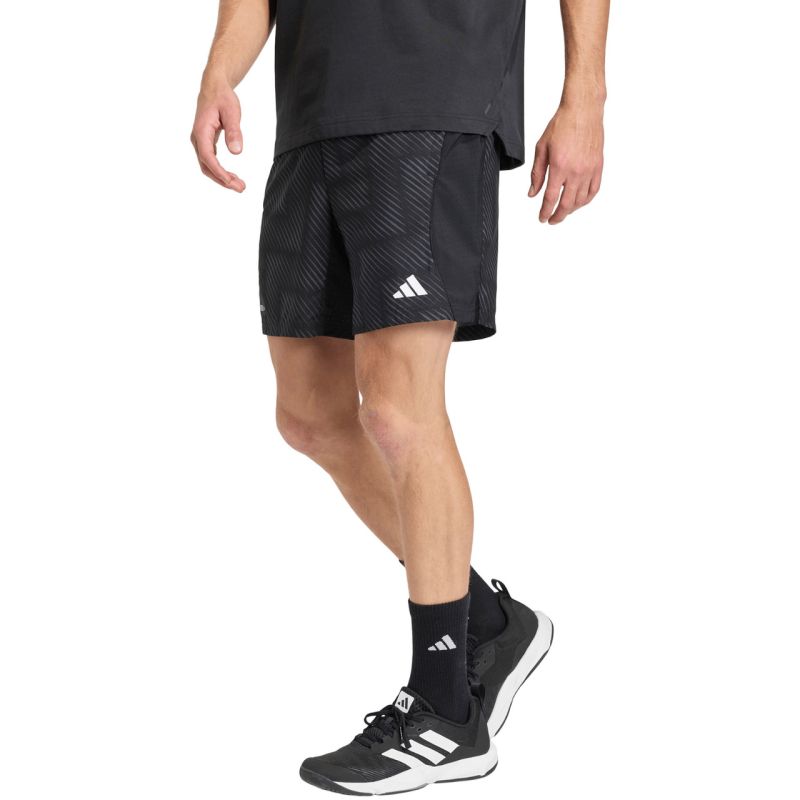 Men's adidas Tech Intensity Aop Black KB3123 xs 7" short