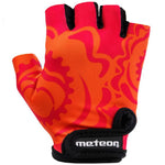 Meteor Big Flower JR Cycling Gloves piros gloves, gloves