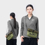 Rockbros W020 Dual-Purpose Front Bag, Bike/Shoulder - Green zöld táska