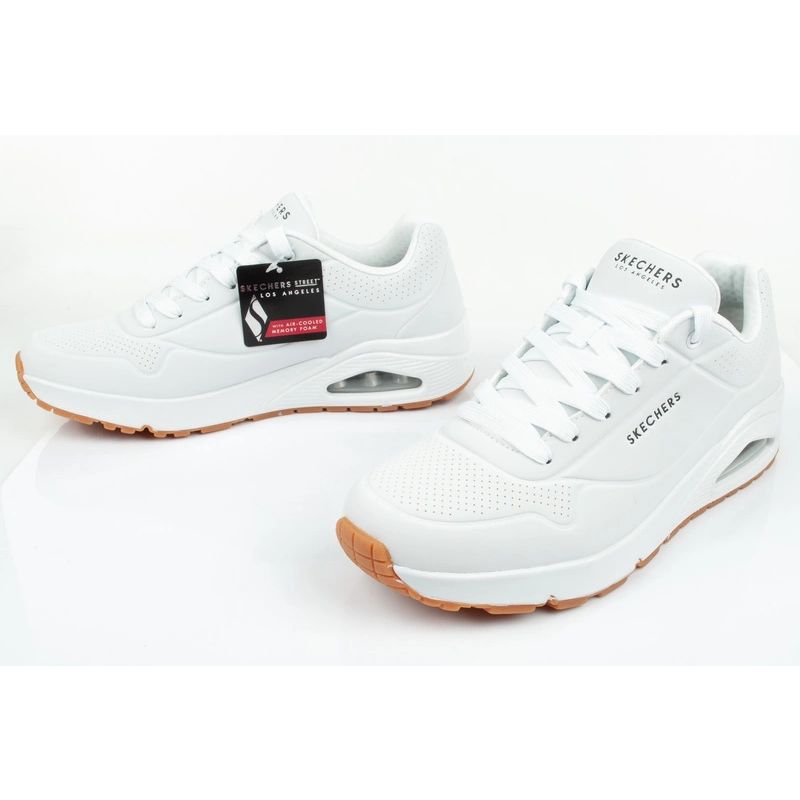 Skechers Uno M 52458/WHT Shoes Utcai cipő
