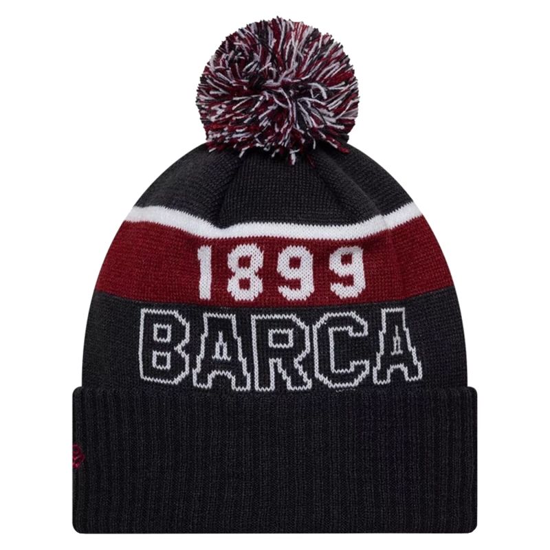 FC Barcelona New Era Core Sport Knit Beanie Hat Navy sötétkék kötött sapka 60846895