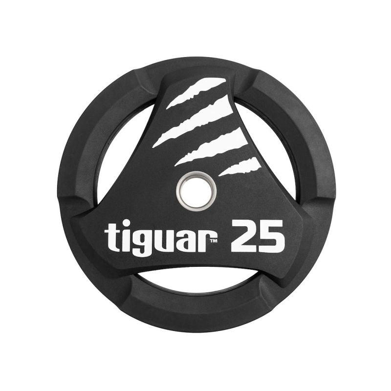 Tiguar PU Olympic plate 25 kg fekete kiegészítő TI-WTPU02500