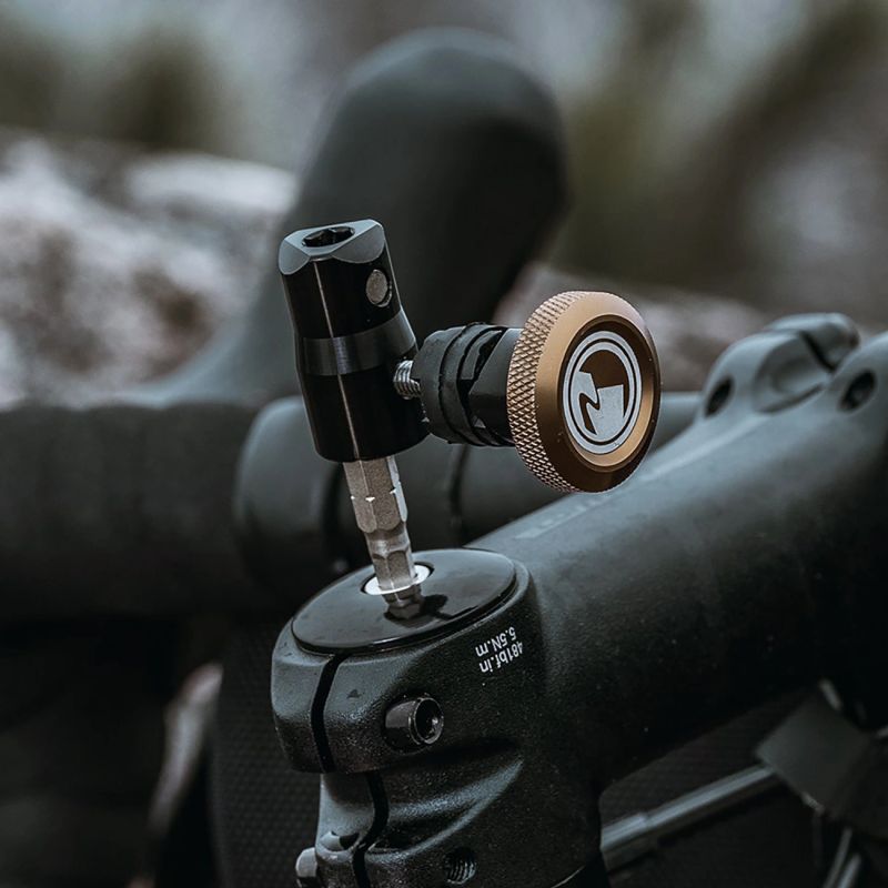 Rockbros ROAD TO SKY VK-KC10 6-in-1 Handlebar-Mounted Bicycle Multitool - Brown barna kiegészítő 304004-211649