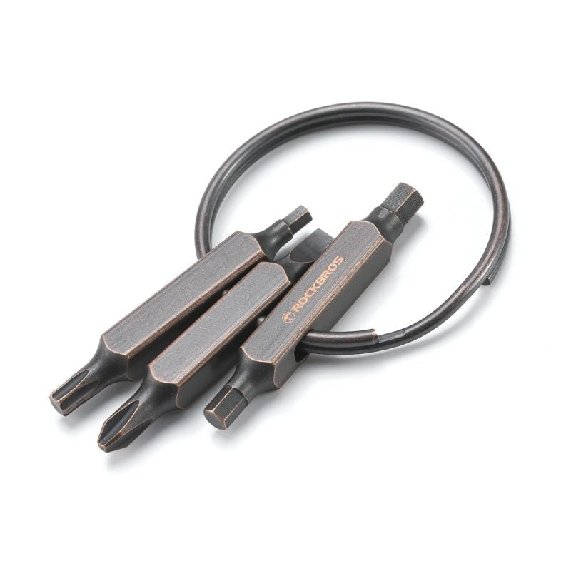 Rockbros VK-ARCO3 ROAD TO SKY Multitool 6-in-1 Keychain - Brown barna kiegészítő 304004-211646