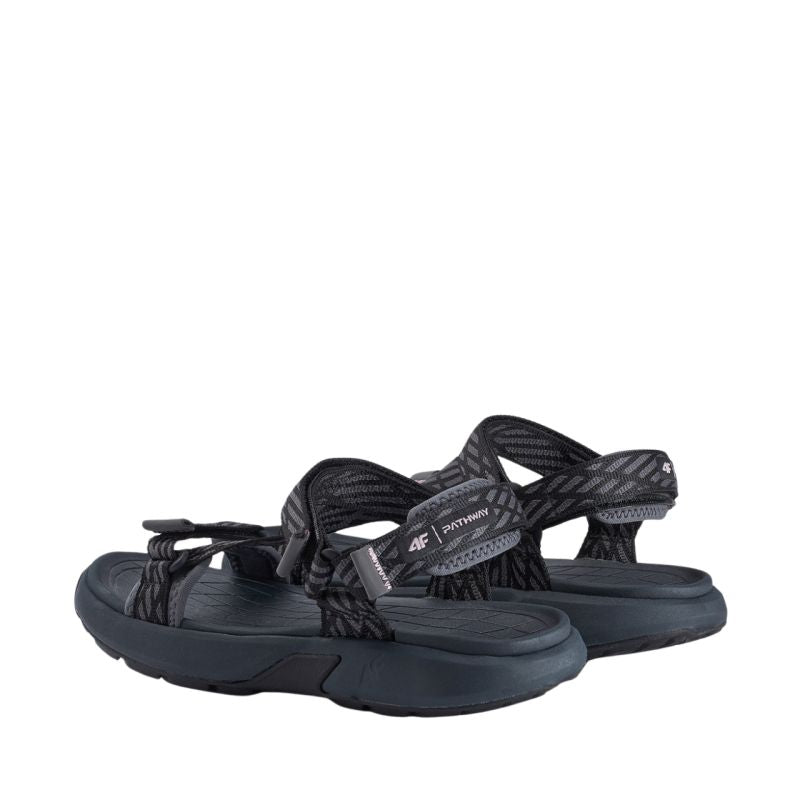 4F Women's sandals F116 dark gray 23S szürke cipő 4FWSS26FSANF11623S