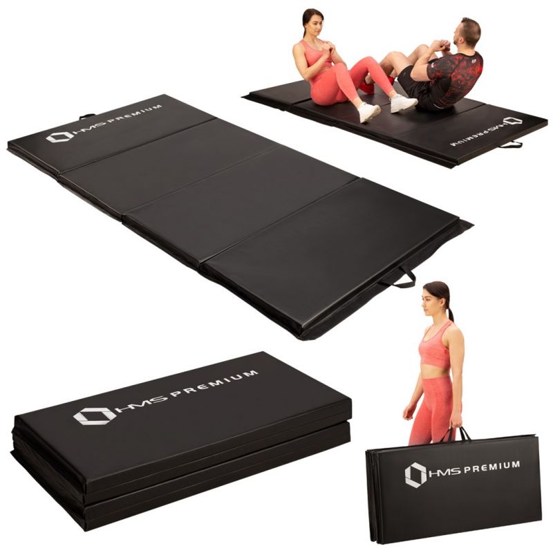 HMS Folding gymnastics mattress black MGS01 fekete kiegészítő 17-44-284