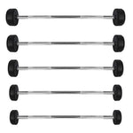 HMS Rubber-coated fixed barbell/bar 10 kg GSG-10 fekete súlyzó 17-58-014