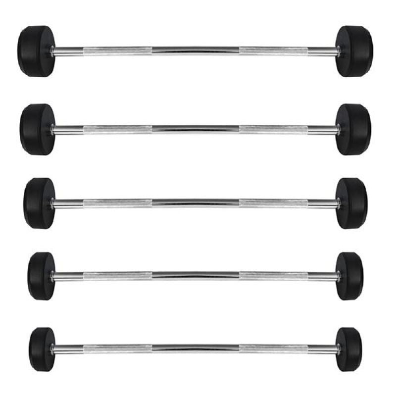 HMS Rubber-coated fixed barbell/bar 10 kg GSG-10 fekete súlyzó 17-58-014