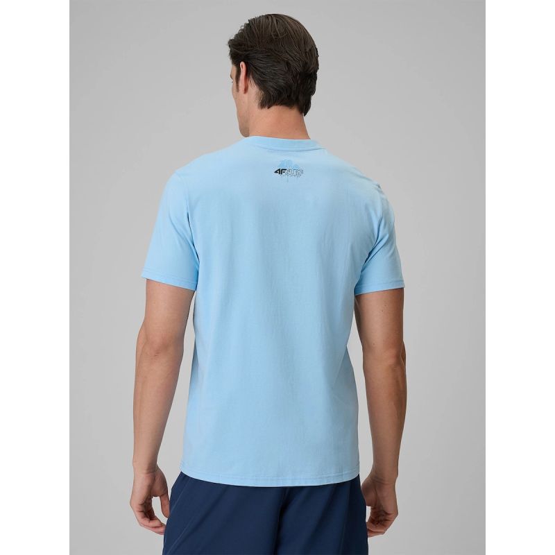 4F Men's regular printed T-shirt póló 4FRSS26TTSHM4291-34S