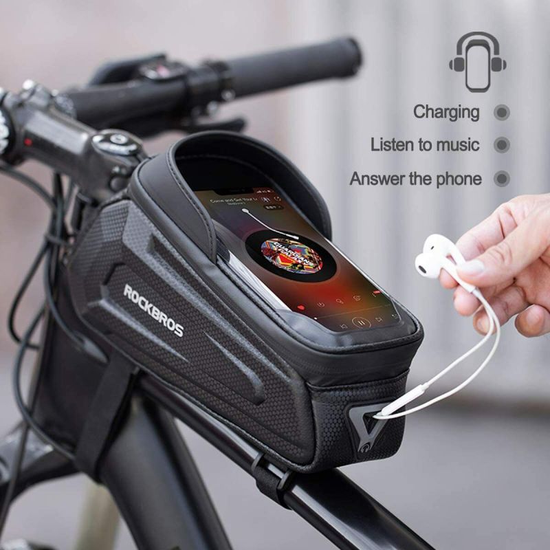 Rockbros frame phone bag, fekete táska