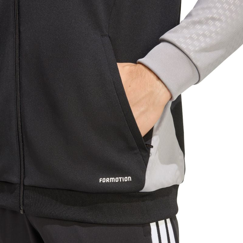 Men's adidas Tiro 26 Competition Training sweatshirt black, gray, and white JX4260 fehér pulóver