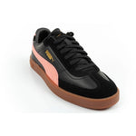 Puma women's sports CLub II Era sneakers fashionable leather fekete cipő
