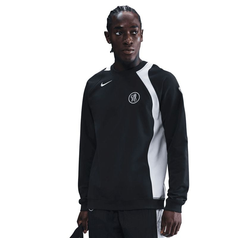 Nike Chelsea FC T90 Crew Top HQ9776-010 fekete póló