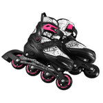 NH10907 4in1 ROLLER SKATES WITH EXTENDED HOCKEY BLADES TINTS PINK SIZE L (39-42) NILS EXTREME rózsaszín utcai cipő